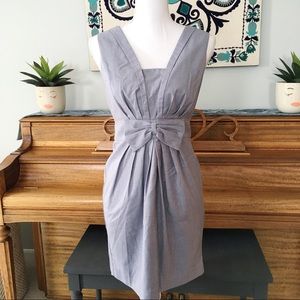 TCEC Blue Front Bow Mini Dress